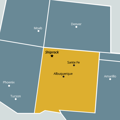 map of New Mexico