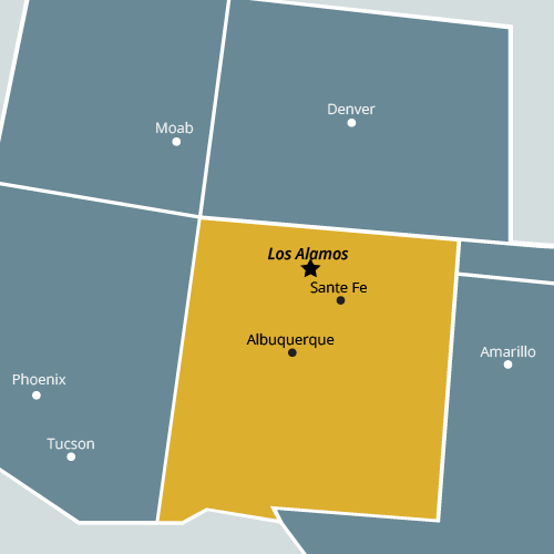 map of New Mexico